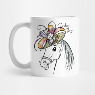 Funny horse wearing a hat Mug